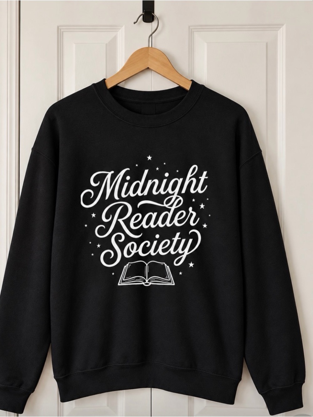 "Midnight Reader Society" Gildan Crewneck